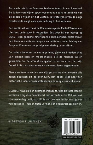 Grote foto steen der wijzen sigma force 2 boeken thrillers