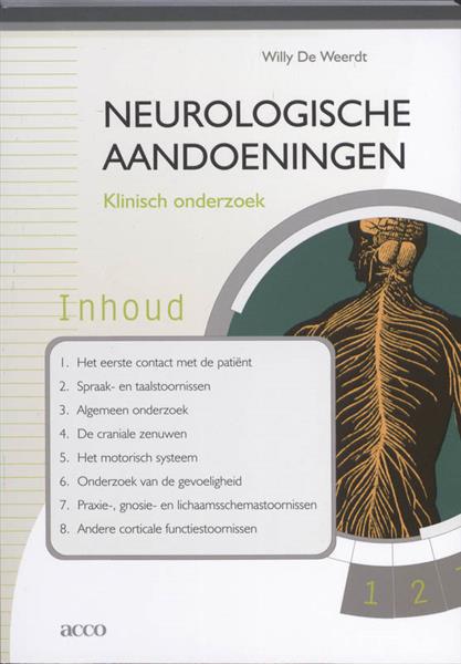 Grote foto neurologische aandoeningen. klinisch onderzoek. cd boeken wetenschap