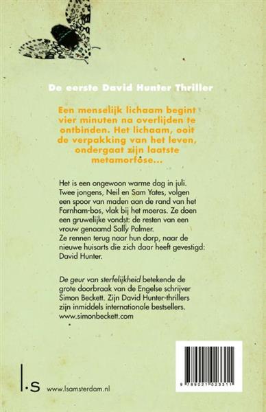 Grote foto de geur van sterfelijkheid pod david hunter boeken thrillers