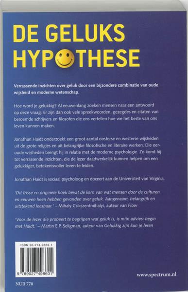 Grote foto gelukshypothese boeken psychologie