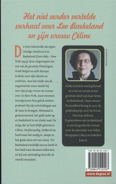 Grote foto de grote droom van leo baekeland boeken overige boeken
