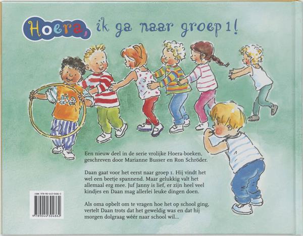 Grote foto hoera ik ga naar groep 1 hoera boeken jeugd 13 jaar en ouder