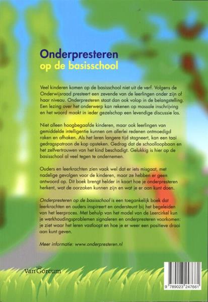 Grote foto onderpresteren op de basisschool boeken overige boeken