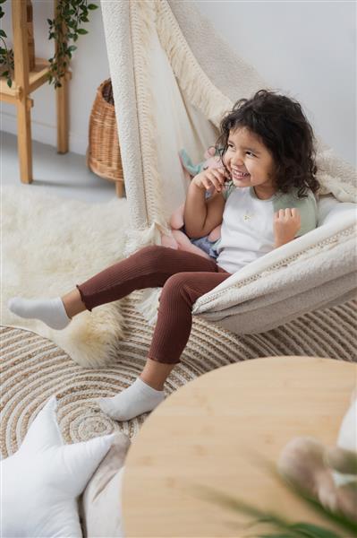 Grote foto luxe hangmat ecru clouds clouds kinderen en baby complete kinderkamers