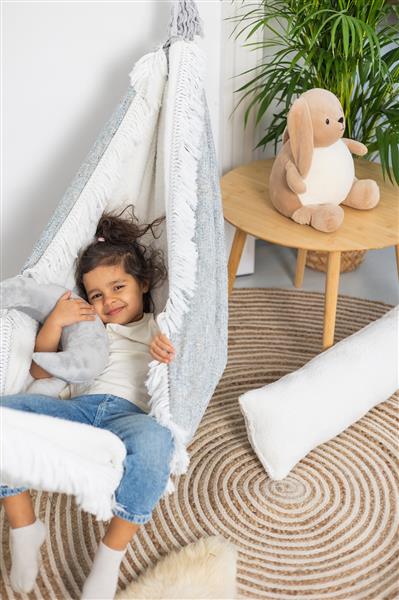 Grote foto luxe hangmat grijs grey nap grey nap kinderen en baby complete kinderkamers