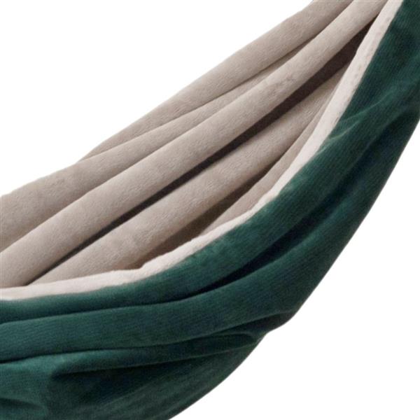 Grote foto luxe hangmat velvet emerald beige emerald kinderen en baby complete kinderkamers