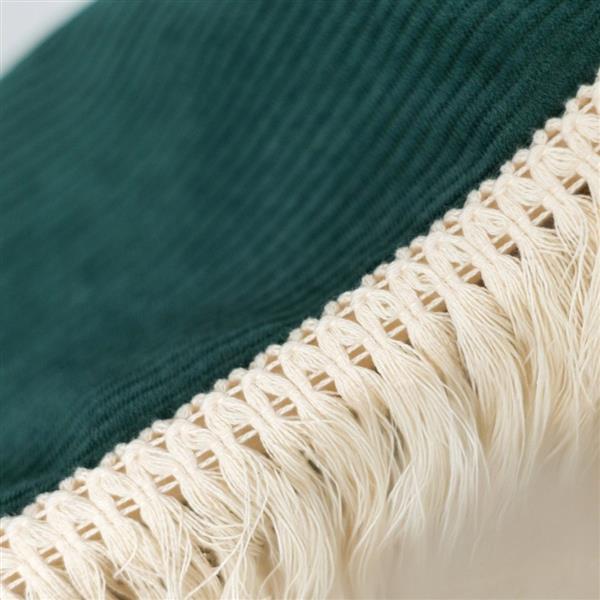 Grote foto luxe hangmat emerald met franjes corduroy emerald kinderen en baby complete kinderkamers