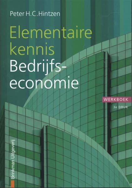 Grote foto elementaire kennis bedrijfseconomie werkboek financi le beroepen boeken overige boeken