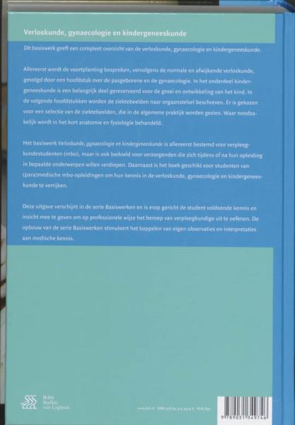 Grote foto verloskunde gynaecologie en kindergeneeskunde 4 basiswerk v v boeken gezondheid en voeding