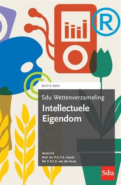 Grote foto sdu wettenverzameling intellectuele eigendom. editie 2021 2021 sdu wettenverzameling boeken wetenschap