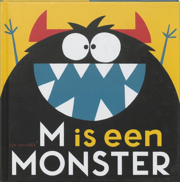 Grote foto m is een monster boeken jeugd 13 jaar en ouder