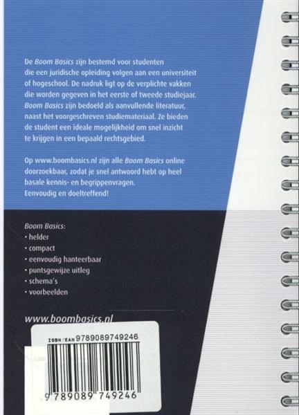 Grote foto verbintenissenrecht boom basics boeken wetenschap