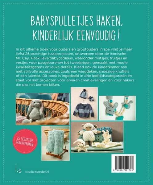 Grote foto het grote babyhaakboek met mr. cey boeken hobby en vrije tijd