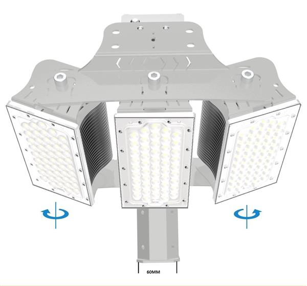 Grote foto vocare xlt 300w on top led lichtmast armatuur tbv verlichting terrein en plein zakelijke goederen overige zakelijke goederen