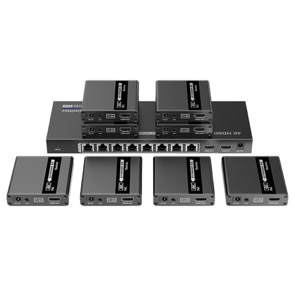 Grote foto 4k hdmi splitter extender 8 poorten tot 40m vmk1x8 spl 4k30 computers en software overige