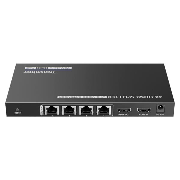 Grote foto 4k hdmi splitter extender 4 poorten tot 40m vmk1x4 spl 4k30 computers en software overige
