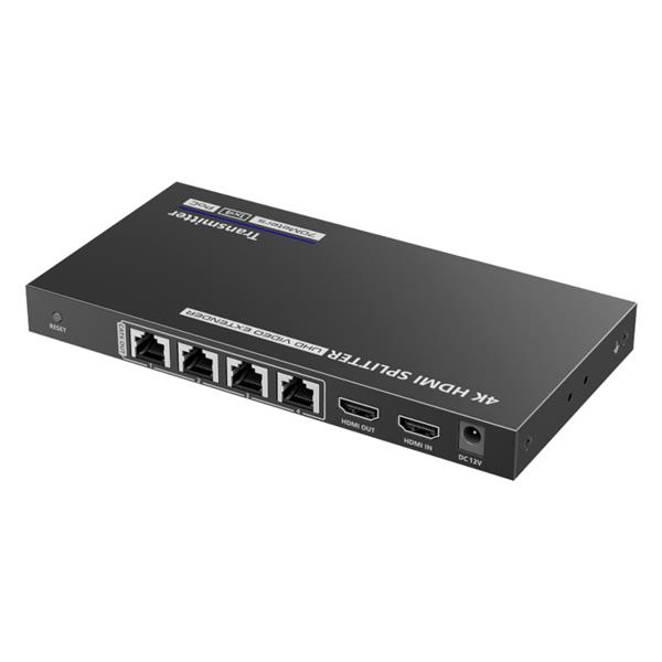 Grote foto 4k hdmi splitter extender 4 poorten tot 40m vmk1x4 spl 4k30 computers en software overige