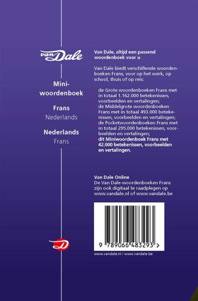 Grote foto van dale miniwoordenboek van dale miniwoordenboeken boeken woordenboeken
