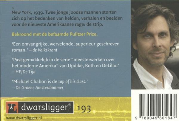 Grote foto de wonderlijke avonturen van kavalier clay dwarsligger 193 boeken overige boeken