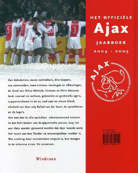 Grote foto officiele ajax jaarboek 2004 2005 boeken overige boeken