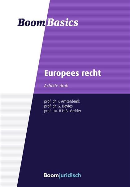 Grote foto europees recht boom basics boeken wetenschap