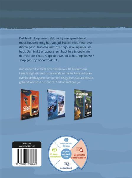 Grote foto zoekwoord rivierhaai lees je digiwijs boeken jeugd 13 jaar en ouder
