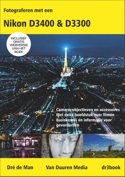 Grote foto fotograferen met een nikon d3400 d3300 boeken hobby en vrije tijd