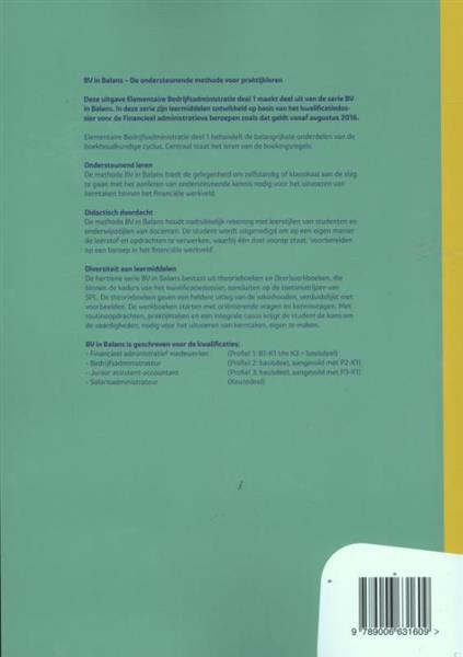 Grote foto elementaire bedrijfsadministratie werkboek deel 1 boeken overige boeken