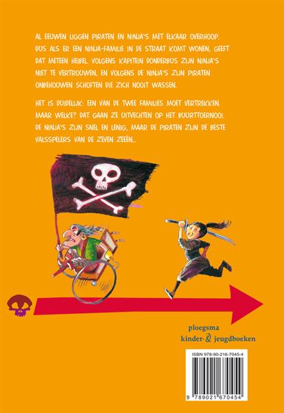 Grote foto de ninja van de overkant de piraten van hiernaast boeken jeugd 13 jaar en ouder