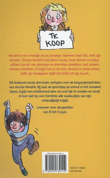 Grote foto stoute hendrik maakt het bont boeken jeugd 13 jaar en ouder