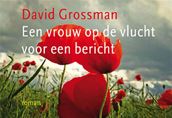 Grote foto een vrouw op de vlucht voor een bericht dwarsligger 354 boeken overige boeken