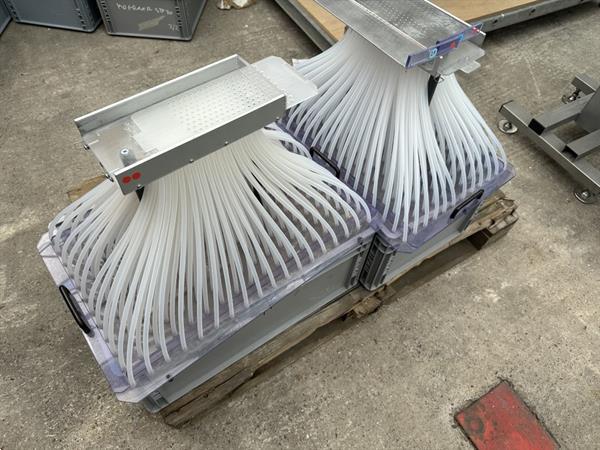 Grote foto lehners handmatige zaaimachine voor trays met 216 cellen agrarisch tuinbouw
