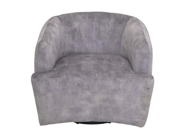 Grote foto draai fauteuil levi dolfijn grijs adore 180 velours metaal huis en inrichting eettafels