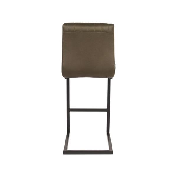 Grote foto barkruk milo 41x53x100 cm army microvezel huis en inrichting eettafels