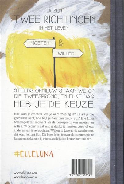 Grote foto op de tweesprong van moeten en willen boeken psychologie