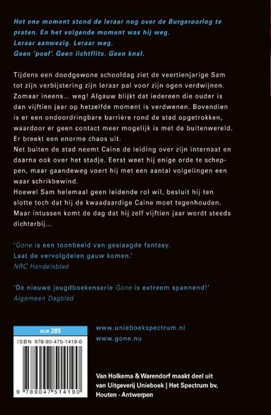 Grote foto verlaten gone 1 boeken jeugd 13 jaar en ouder
