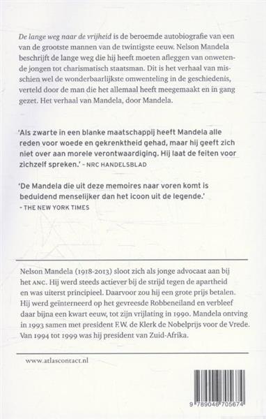 Grote foto de lange weg naar de vrijheid boeken literatuur