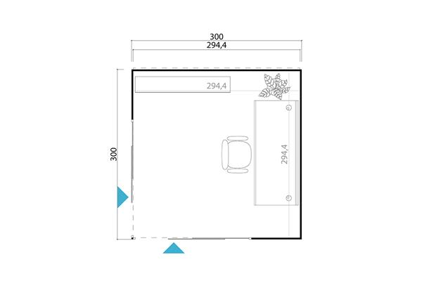 Grote foto tuinhuis palermo 3 tuin en terras tuinhuisjes en blokhutten