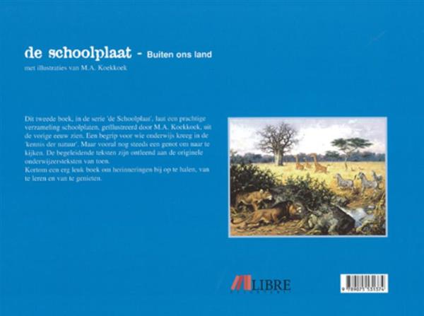 Grote foto de schoolplaat buiten ons land boeken jeugd 13 jaar en ouder