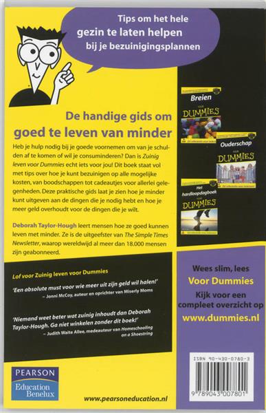 Grote foto zuinig leven voor dummies voor dummies boeken hobby en vrije tijd