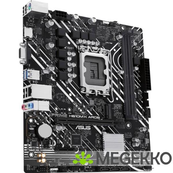Grote foto asus prime h610m k argb intel h610 lga 1700 micro atx computers en software moederborden