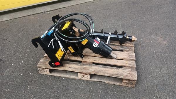 Grote foto hydraulische grondboor passend aan giant shovel doe het zelf en verbouw aanbouwdelen