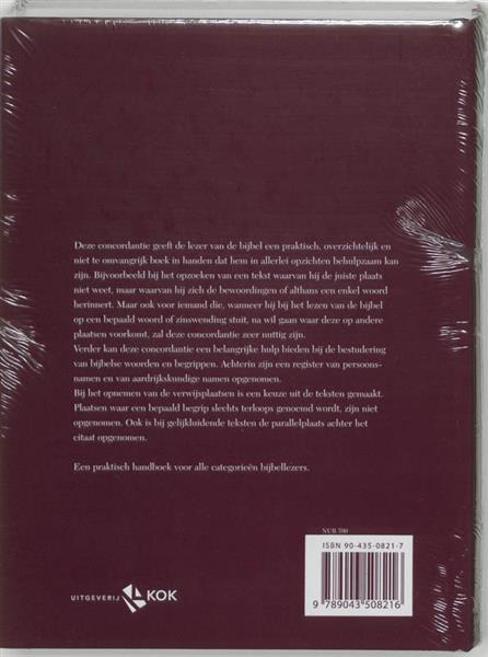Grote foto concordantie op het oude en nieuwe testament boeken overige boeken