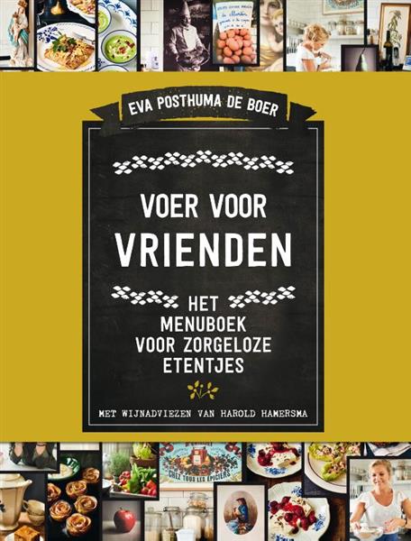 Grote foto voer voor vrienden boeken kookboeken
