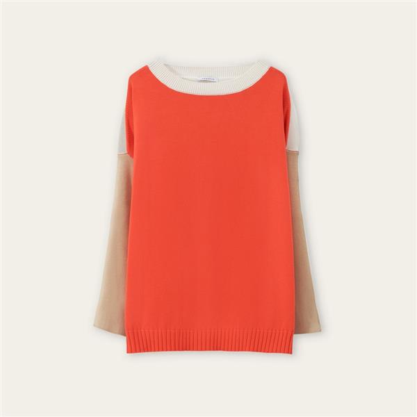 Grote foto rosso 35 sweater multicolor maat 38 kleding dames blouses