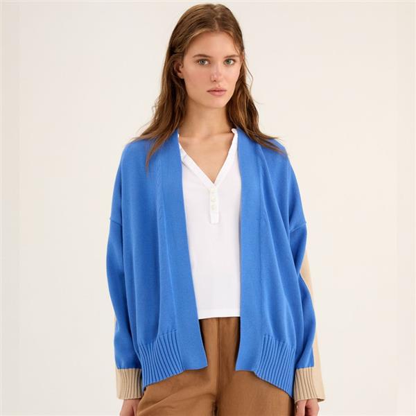 Grote foto rosso 35 vest multicolor maat 38 kleding dames truien en vesten