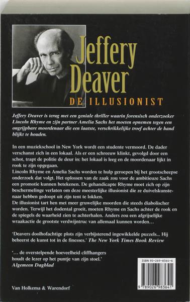 Grote foto de illusionist lincoln rhyme 5 boeken thrillers