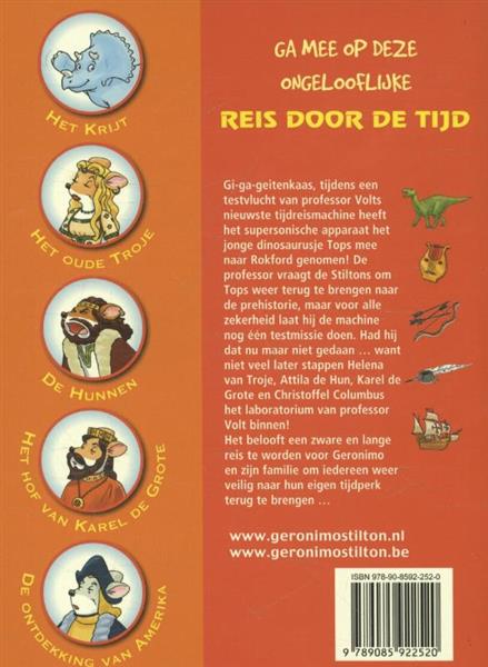 Grote foto reis door de tijd geronimo stilton 6 boeken jeugd 13 jaar en ouder