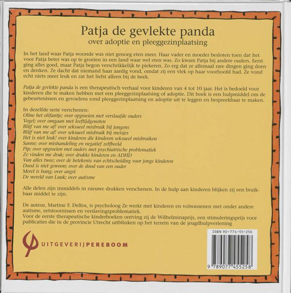 Grote foto patja de gevlekte panda therapeutische kinderverhalen boeken overige boeken