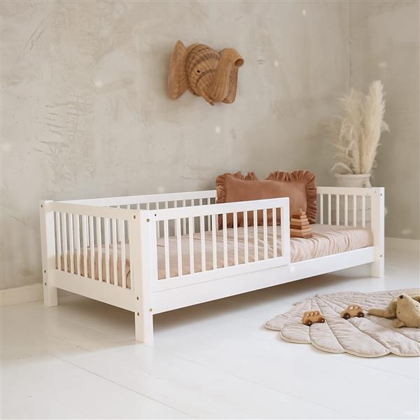 Grote foto houten bed basic alto wit 190x90cm wit 190x90 cm kinderen en baby complete kinderkamers